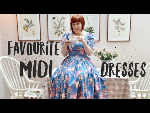 MY FAVOURITE MIDI DRESSES FOR SPRING & SUMMER (VINTAGE...