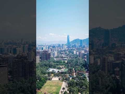 ¿La mejor vista de Santiago? Mira esto desde Las Condes 🔥 | DJI Mini 5 Pro #djimini5pro #santiago