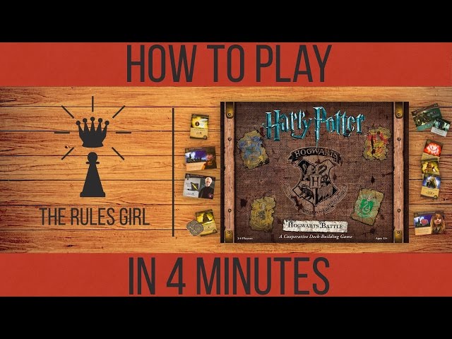 Vídeo relacionado con USAopoly, Harry Potter: Hogwarts Battle, Board Game, Ages 11+, 2-4 Players, 30-60 Minute Playing TIme