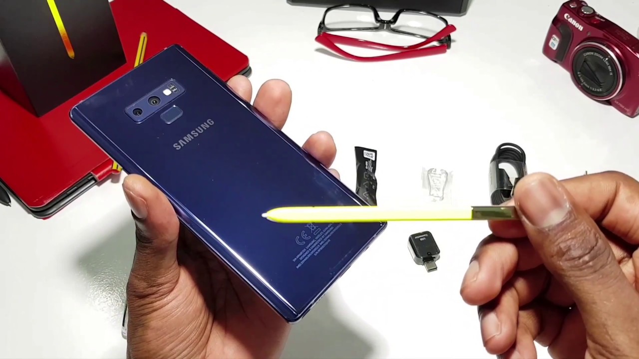 Limited edition Samsung Galaxy Note 9 UNBOXING and COMPARISON.