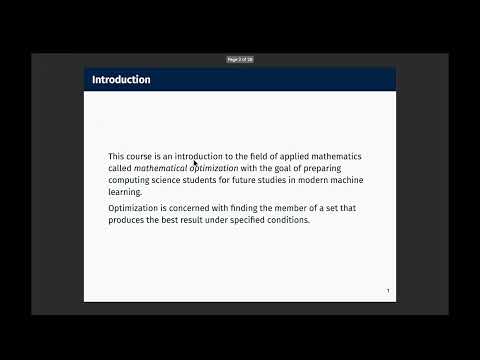 Lecture 1: Introduction