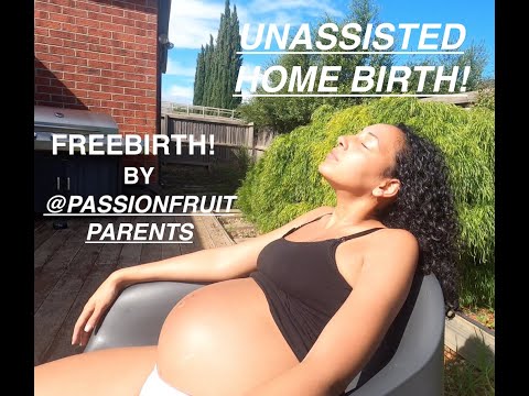 *Home birth Vlog* Iyrie's natural unassisted freebirth from home with our children.