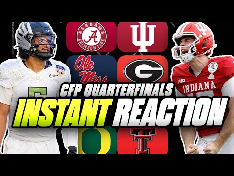 CFP Quarterfinals INSTANT REACTION: Ole Miss Upsets Georgia | Indiana & Oregon Dominate