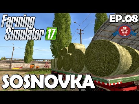 Lets Play Farming Simulator 17 | Sosnovka Ep 08 (With Wheel & Head Tracking)