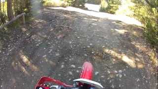 preview picture of video 'HONDA XR400 Riding at the Gravel Pit'