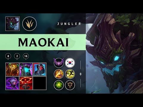 Maokai Jungle vs Qiyana - KR Master Patch 25.23