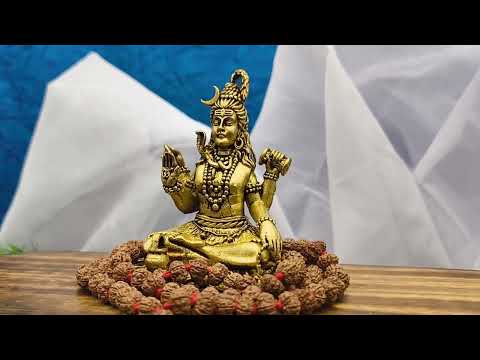 Akshayaguna Mahadev Lord Shiva Idol Murti in Brass video