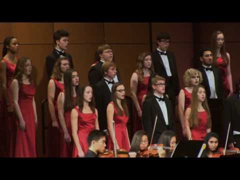 NHS String Club Perfromed with Choir at the Holiday Concert, 2015