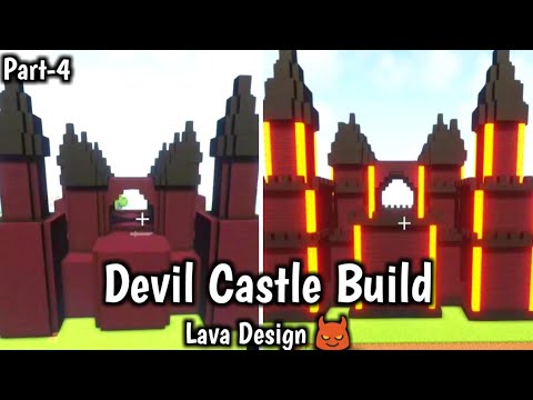 Minecraft Devil Castle Build Part-4