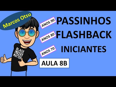 AULA DE PASSINHOS FLASHBACK FÁCIL- INICIANTES -AULA 8B-LINE DANCE- Cindy Lauper- Girls Just Want to