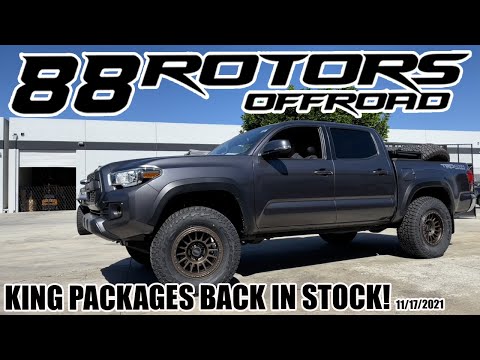 2022 TOYOTA TACOMA LIFTED KING SHOCKS, CAMBURG UCA, 33" TIRES