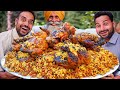 CHICKEN KABSA Saudi Arabia Famous Chicken Kabsa Cooking In Village Chicken Roasted On Open Fire