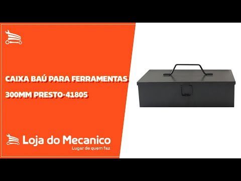 Caixa para Ferramentas Sanfonadas 50cm 3 Gavetas Laranja - Video