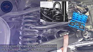 Mercedes R107: Wymiana podkładki sprężyny i napinacz sprężyny