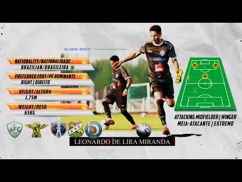 LEONARDO LIRA ⚽ Attacking Midfielder | Winger - Meia-Atacante | Extremo ⚽ Highlights 2024/25