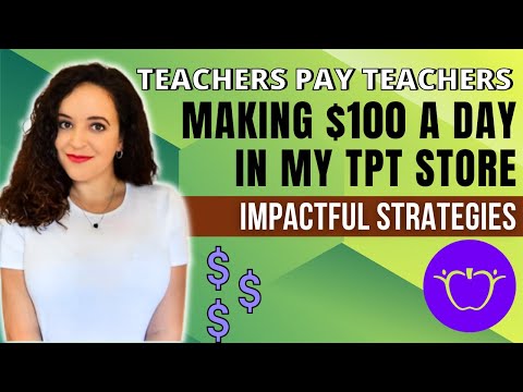 ‼️ 3 THINGS THAT EARN $100 DAYS ON TPT - strategy, data, income, teachers pay teachers tips