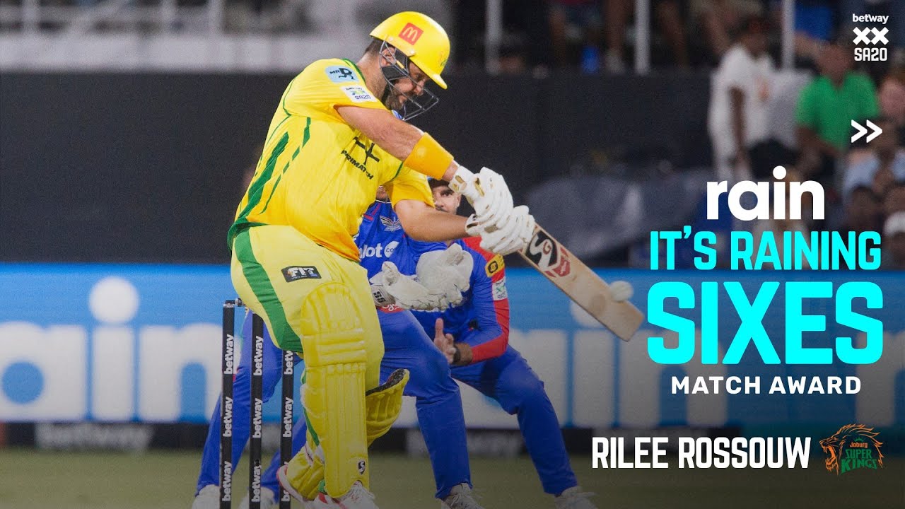 It's Raining Sixes | Rilee Rossouw | Match 6
