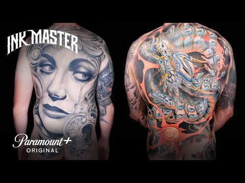 6 Jaw-Dropping Tattoos That Took Over 24 Hours ⏱ Ink Master