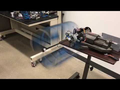 Cycloidal Rotor Speed Test