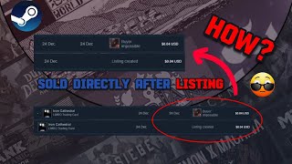 How to sell Items in Steam Market Place Fast & Quickly?