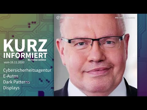 Cybersicherheitsagentur, E-Autos, Dark Patterns, Displays | Kurz informiert vom 16.11.2020