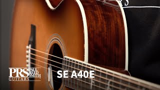 Video thumbnail for The SE A40E | Demo | PRS Guitars by PRS Guitars