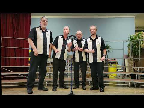 The Rivertown Sound Quartet singing ‘Ain't She Sweet’ at the Harmony Festival 2025 in St. Charles, MO.