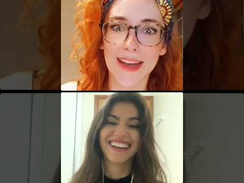 Gabriella di Grecco en Instagram live con Isabela Souza 06.11.20|  Disney Bia