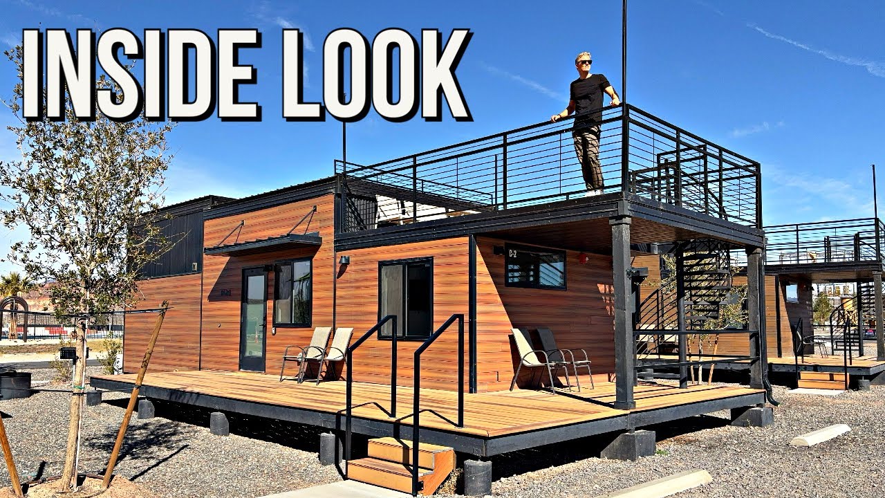 I Tested the Cottage Style PREFAB HOME with 2 Bedrooms and a Rooftop Deck!