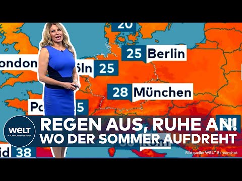 DEUTSCHLAND: "Lupenreines Sommerwetter" Wetterwandel bringt perfekte Sommertage! Wo es sinnlich wird