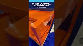 Powder-Coated Utility & Picking Cart w/ EZ-Slide Shelves #54051