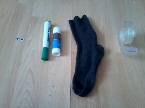 DIY SOCK PUPPET - MAKE YOUR VERY OWN SOCK FRIEND