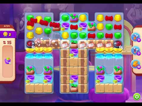 HomeScapes Level 6724 no boosters (16 moves)