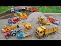 Jcb 3dx Loading Mud In TATA Tippers Tractors Swaraj 855F Ashok Leyland Dumper 4x4 Jcb Thar Truck
