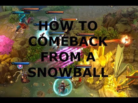 TIPS TO COMEBACK FROM A SNOWBALL! Vainglory 5v5