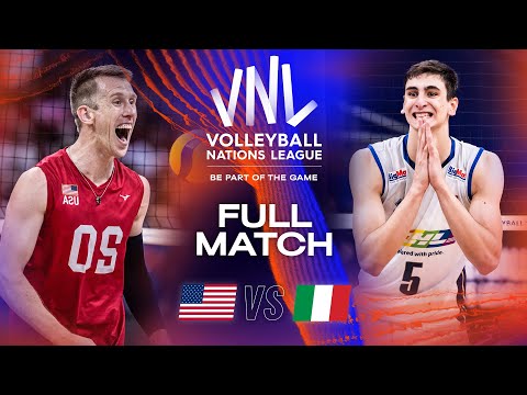 🇺🇸 USA vs. 🇮🇹 ITA - Legendary Full Match | Semifinals | Men's VNL 2023