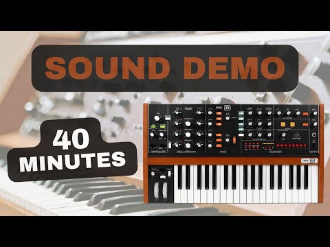Behringer Poly D – 40 Minutes Synth Exploration | Sound Demo