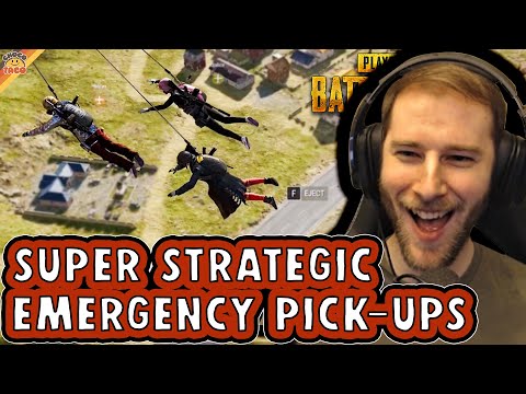 Super Strategic Emergency Pick-Ups ft. Halifax & Alisa - chocoTaco PUBG Erangel Squads Gameplay