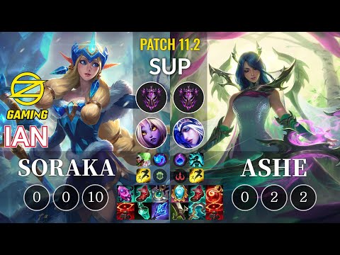OZ Ian Soraka vs Ashe Sup - KR Patch 11.2