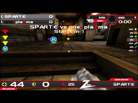 Q3God's QL Main Event - Round 1 - Spart1e vs plazma