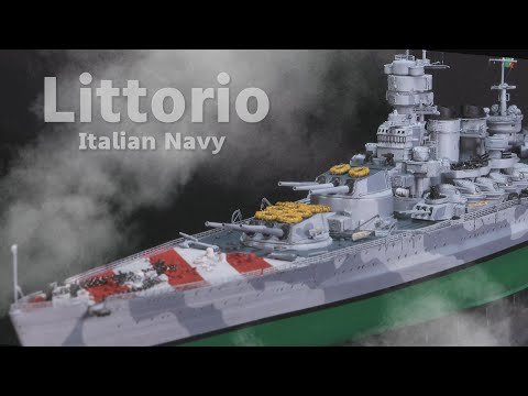 [Ship Model]1:700 Italian battleship Littorio [Model Building#24]