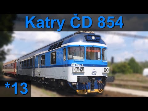Motorové vozy “Katr” ČD 854 | Advent 2022 - 13. díl