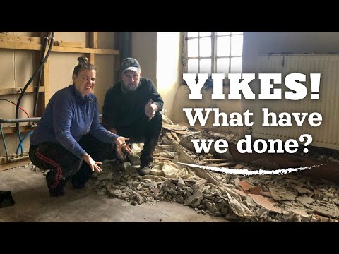 The CHATEAU CEILINGS ARE COLLAPSING #Chateau #France #DIY #Renovation