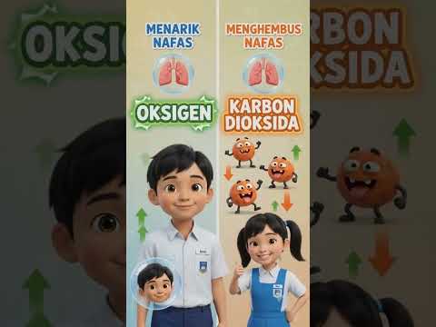 2.1.3 Membezakan kandungan oksigen dan karbon dioksida semasa menarik dan menghembus nafas.