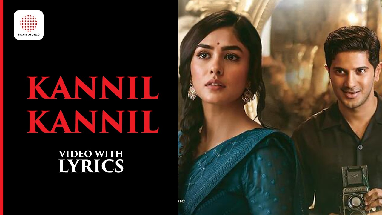 Dulquer Salmaan's Kannil Kannil Video With Lyrics | Sita Ramam | Mrunal Thakur