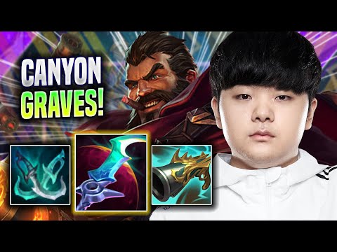 CANYON IS INSANE WITH GRAVES! - DK Canyon Plays Graves JUNGLE vs Kha'zix! | Season 2022