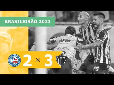 Bahia 2 x 3 Atlético-MG - Gols - 02/12 - Brasileirão 2021
