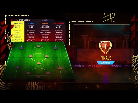 THIS TACTIC GOT ME 19-1! BEST META CUSTOM TACTICS ON FIFA 22