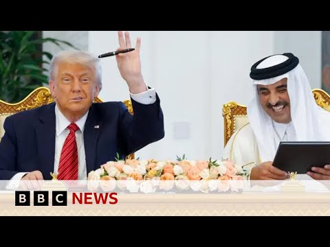 唐納德-特朗普是否可以接受價值4億美元的豪華飛機作為禮物？| 英國廣播公司新聞 (Is Donald Trump allowed to accept $400m luxury plane as a gift? | BBC News)