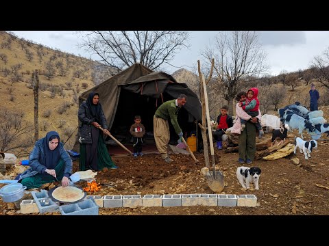 Nomadic Life: The Brutal Mountain Winter ❄️ | The Hope and Life of a Family in a Nomadic Tent